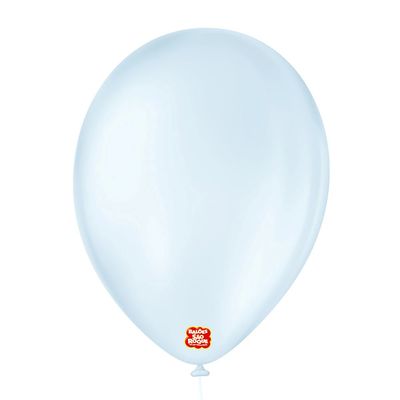 Balão São Roque Numero 9 Candy Azul com 25 Unidades