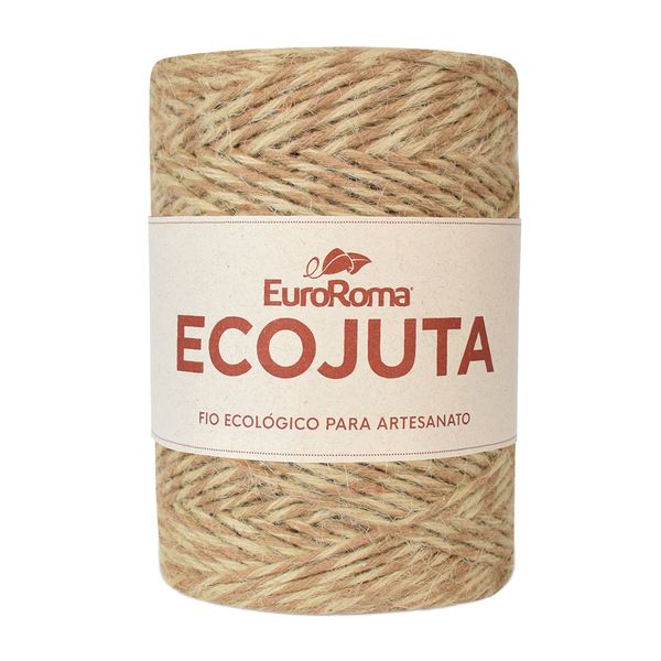 Barbante Juta Euroroma Ecojuta 190m Bege