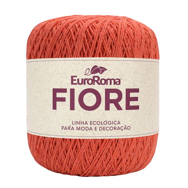 Barbante Euroroma Fiore 8/4 500m 150g Laranja
