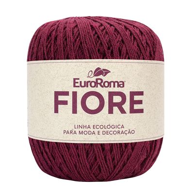 Barbante Euroroma Fiore 8/4 500m 150g Vermelho Bordô