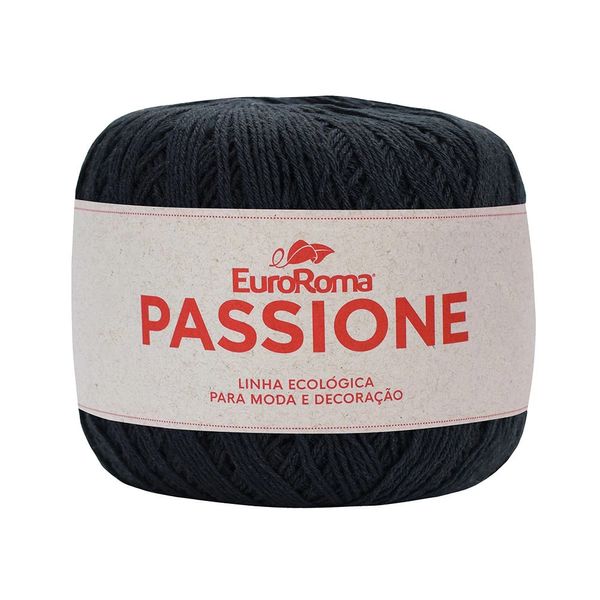 Barbante Euroroma Passione 8/5 400m 150g Preto Barbante Euroroma Passione 8/5 400m 150g Preto