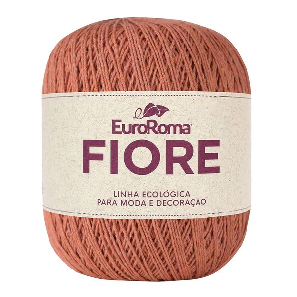 Barbante Euroroma Fiore 8/5 150g 400m Telha Barbante Euroroma Fiore 8/5 150g 400m Telha