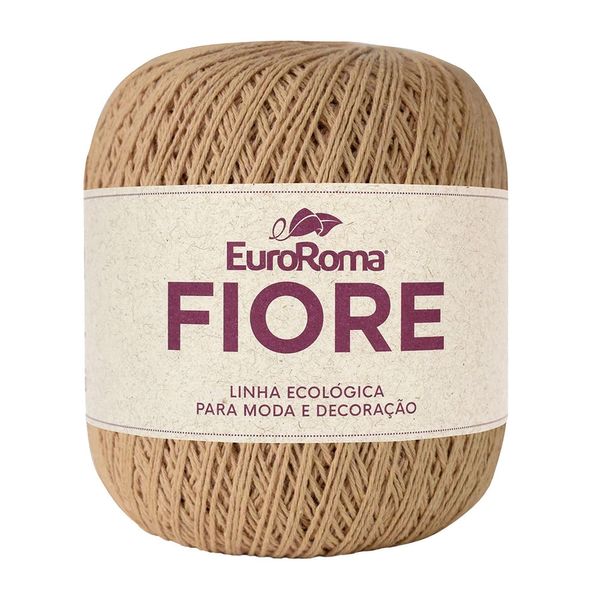 Barbante Euroroma Fiore 8/4 500m 150g Bege Barbante Euroroma Fiore 8/4 500m 150g Bege