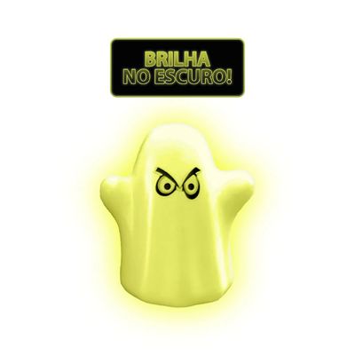 Kit Halloween Fantasminha Brasilflex Neon com 6 Unidades