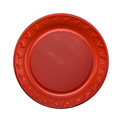 Prato Descartavel Regina N15 Vermelho com 10 Unidades