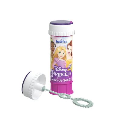 Bolha de Sabão Brasiflex com Jogo Princesa 60ml