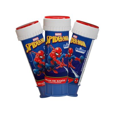 Bolha de Sabão Brasiflex com Jogo Spider Man 60ml