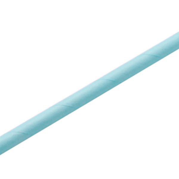 Canudo de Papel Silver Azul Bebê Canudo de Papel Silver Azul Bebê