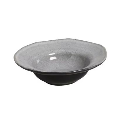 Conjunto de Pratos de Sobremesa Orgânico Dust Preto 250ml 4 Peças Porto Brasil Preto