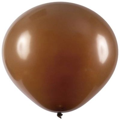 Balão de Festa Redondo Art Latex Nº 9 com 50 Unidades Marrom