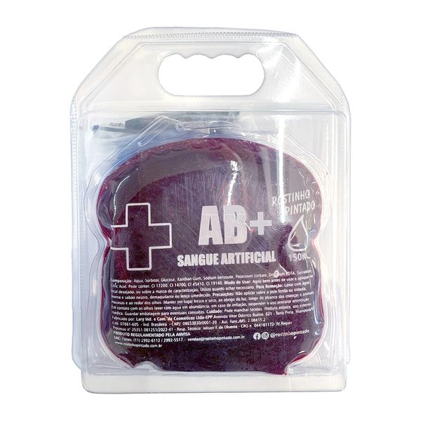 Bolsa de Sangue Falso Rostinho Pintado 150ml