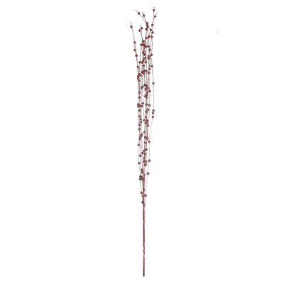 Pick Natalino D&A Glitter Vermelho com Bolinhas 80cm