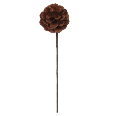 Enfeite de Natal Pinha Flor Arte 20cm