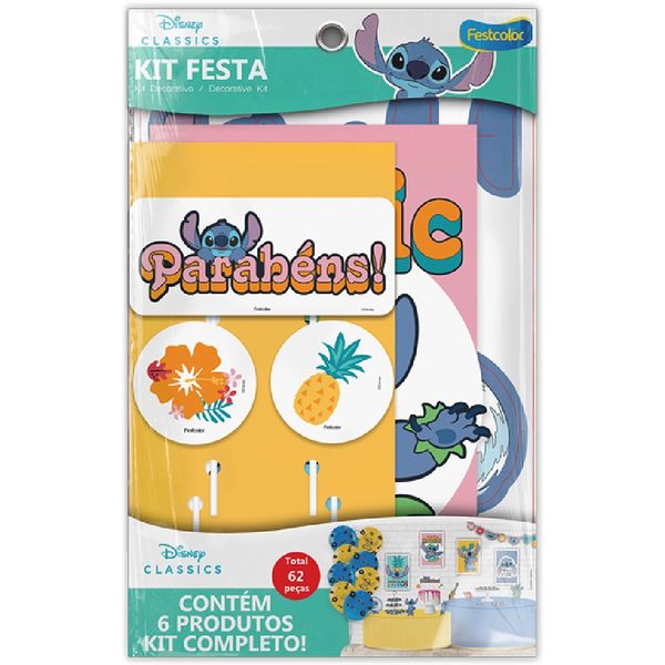 Kit Festa Festcolor Stitch 62 Peças