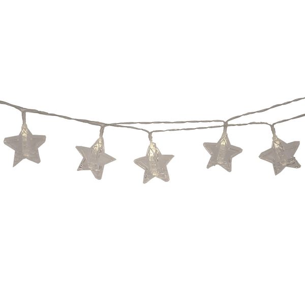 Cordão Estrela Grillo em Led Amarelo 2m
