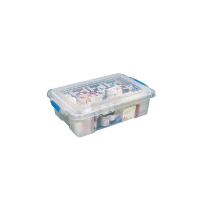 Caixa Organizadora São Bernardo Container Box em Plástico Cristal 8,4L