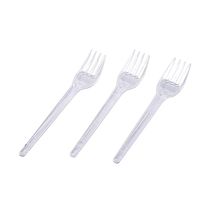 Garfo Descartável Plástico Regina Cristal 50 Unidades