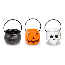 Kit Caldeirão Halloween Brasilflex Kids 3 Unidades 7cm