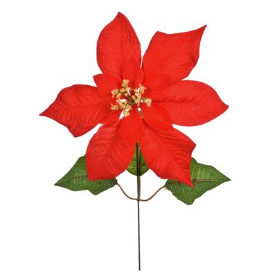 Haste Bico De Papagaio Veludo Vermelho
