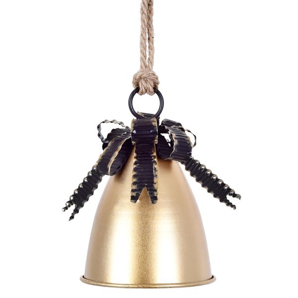 Enfeite Pendurar Sino Dourado