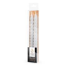 VELA 45g cd KIT C/2 CASTIÇAL TORCIDA PRATA