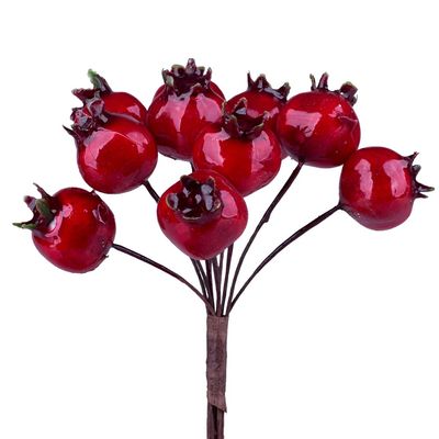 Pick Natal Berry X10 Vermelho 10cm D&A