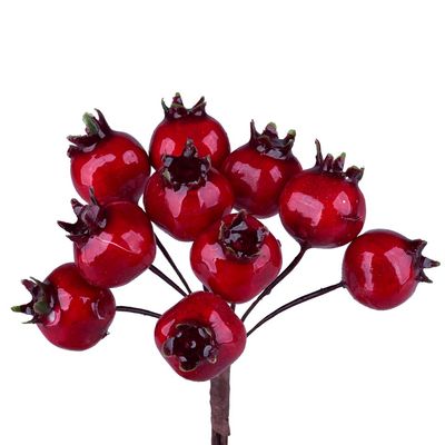 Pick Natal Berry X10 Vermelho 10cm D&A