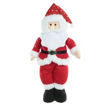 Boneco Natal Papai Noel em Pé Vermelho 45cm D&A