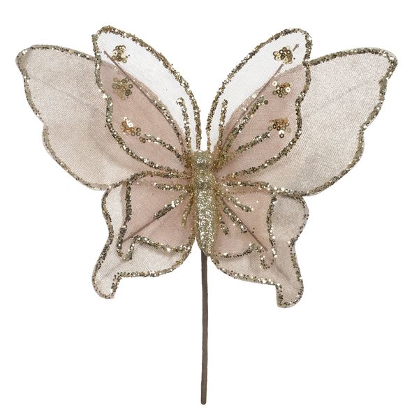 C. NATAL BORBOLETA PICK (CHAMPANHE) 24cm C. NATAL BORBOLETA PICK (CHAMPANHE) 24cm