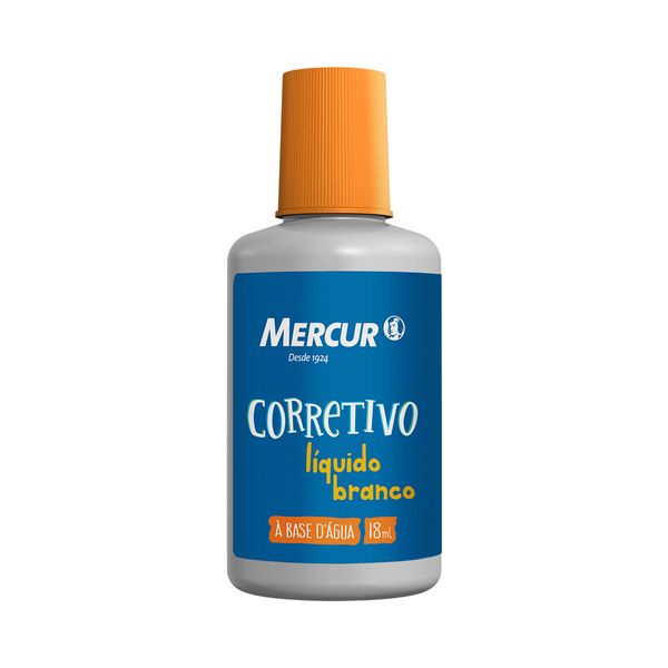 Corretivo Líquido Mercur Base de Água Branco 18ml