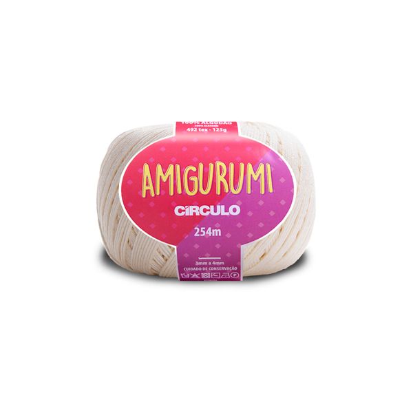 Linha Amigurumi 254m Nº6/5 8176 Off White