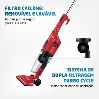 Aspirador de Pó Vertical Mondial Turbo Cycle AP-36 - 1100W 127V