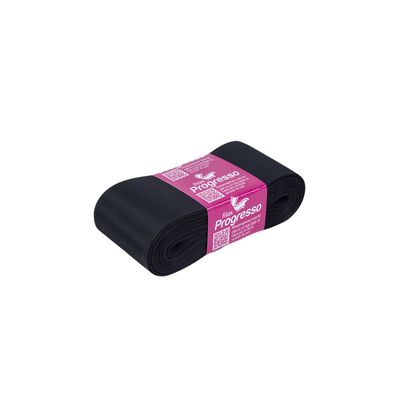 Fita de Gorgurão GP Nº12 50mm Peça com 10m Preto 219