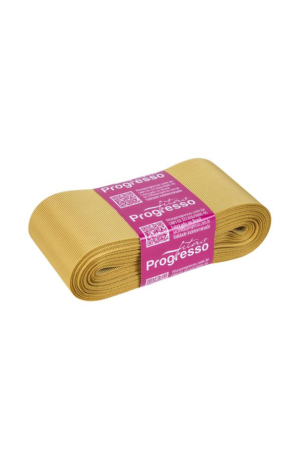 Fita de Gorgurão GP Nº12 50mm Peça com 10m Dourado 228