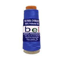Fio para Overlock 70g com 3700m 1553 Azul Bic