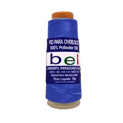 Fio para Overlock 70g com 3700m 1553 Azul Bic