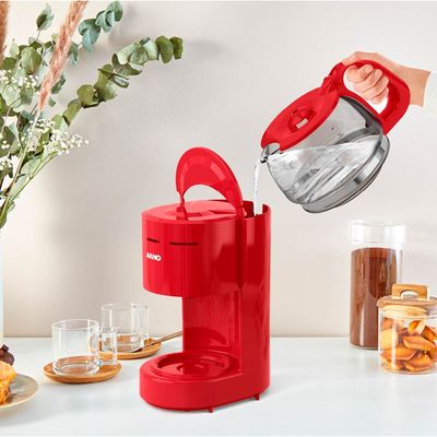 Cafeteira Elétrica Arno Classic CFC2 Vermelha 12 Xícaras - 127V