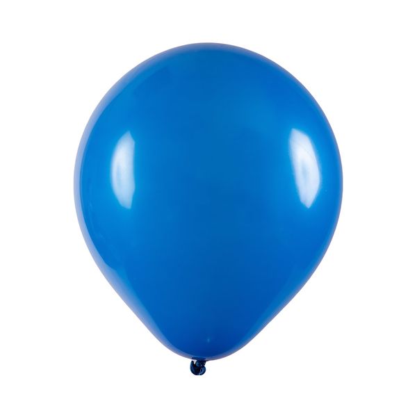 Balão Art Latex Redondo Nº9 com 50 Unidades Azul Balão Art Latex Redondo Nº9 com 50 Unidades Azul