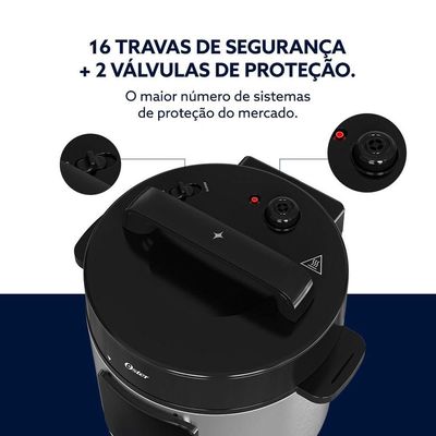 Panela De Pressão Elétrica Digital 5,7L Oster - 110V