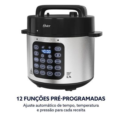 Kit Panela De Pressão E Panela De Arroz Elétrica Oster 110V