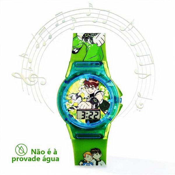 Relógio Ben 10 para Crianças – Colorido, Divertido e Confort - Tudo em Caixa