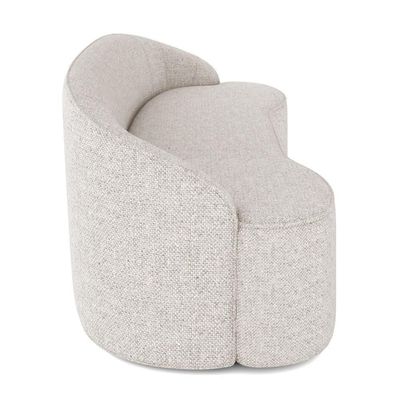 Sofá 2 Lugares Para Sala De Estar Living 150cm Theo D06 Linho Pérola - Mpozenato