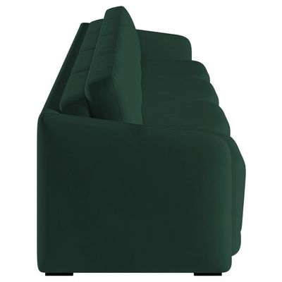 Sofá Cama Casal Para Sala 396cm Polska K04 Veludo Verde - Mpozenato