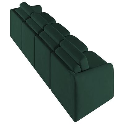 Sofá Cama Casal Para Sala 396cm Polska K04 Veludo Verde - Mpozenato