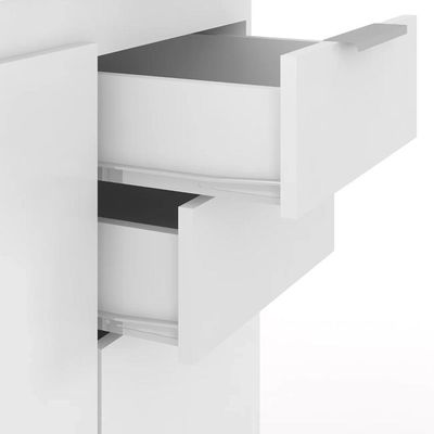Armário De Cozinha Cp01 Para Pia 150cm Pérola Z34 Branco - Mpozenato
