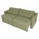 Sofá Cama Reclinável 2 Lugares 220cm Nayla Boucle Oliva Matrix Boucle Oliva