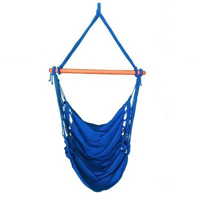 Cadeira Rede Balanço De Teto Suspensa Cor:Azul Royal