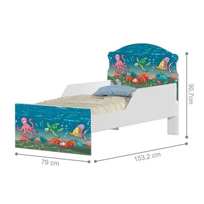 Mini Cama Peixes No Aquário