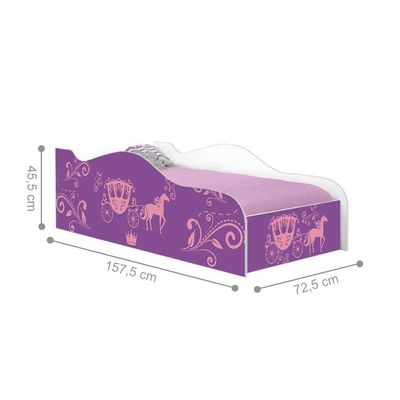 Mini Cama Fun Carruagem De Princesa Infantil Com Colchão