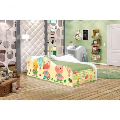 Mini Cama Fun Fazendinha E Balões